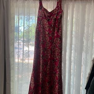 Wild Fable Floral Pink and Red Maxi Dress